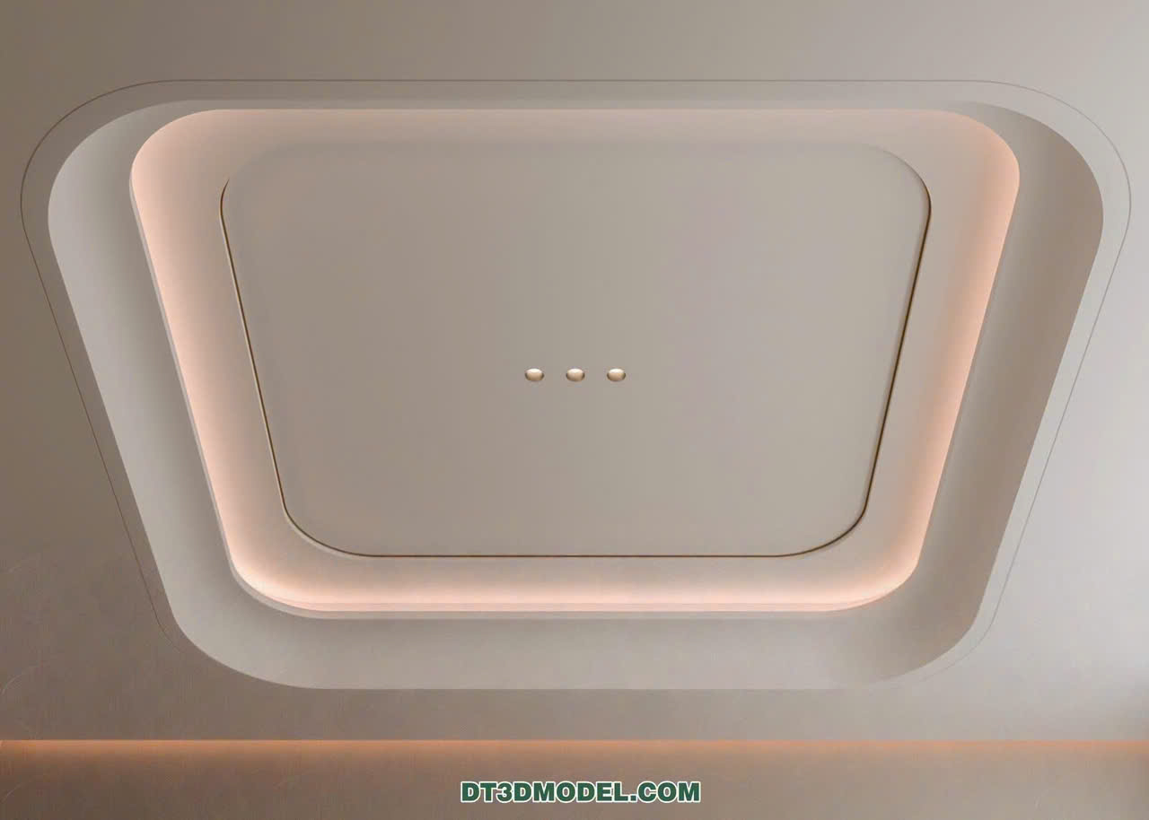 Thi công trần giật cấp LED